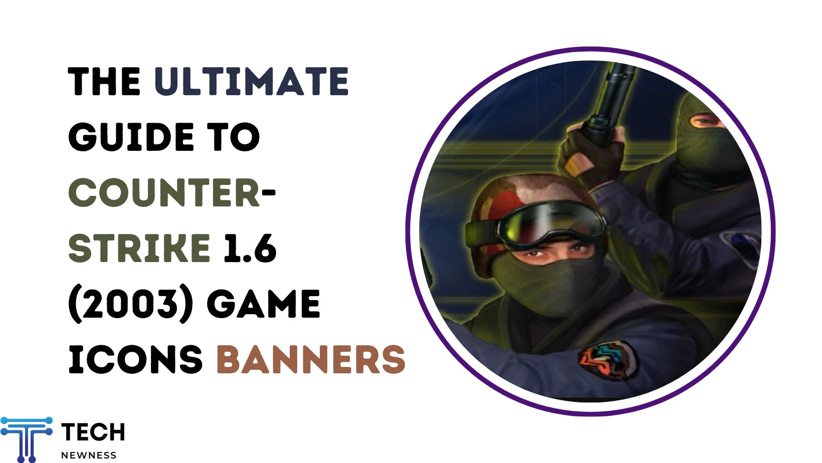 Counter-Strike 1.6 (2003) Game Icons Banners