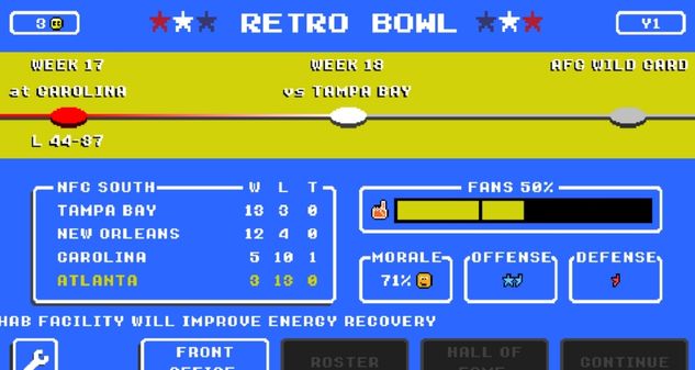 What is Retro Bowl 3kh0?